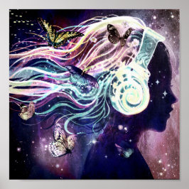 Póster Escape a la fantasía