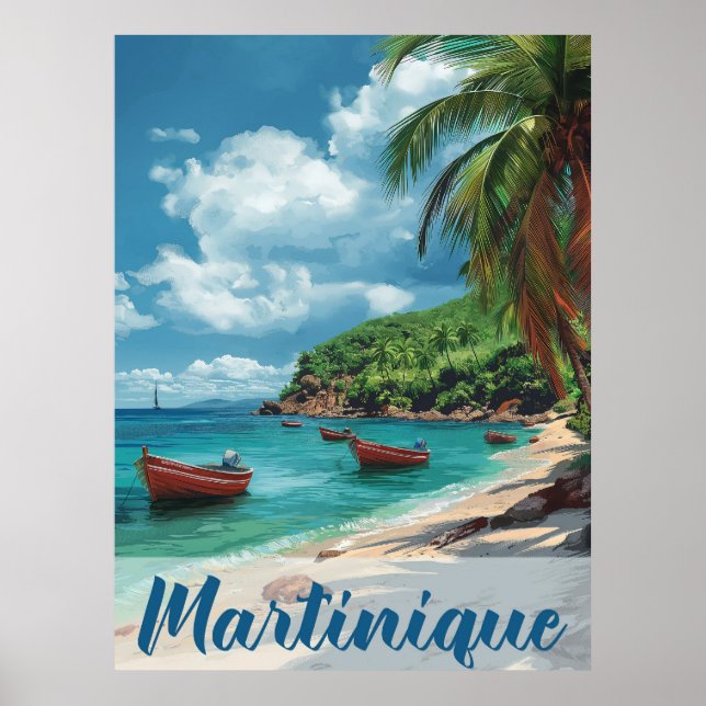 Póster Escape al paraíso: Vacaciones martiniquesas (Frente)