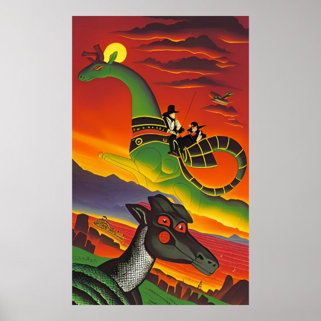 Póster Escape de Fantasía Amish (Frente)