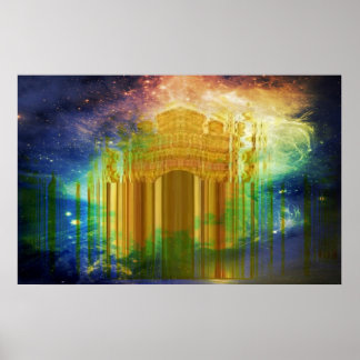 Póster Escape de los sueños dorados