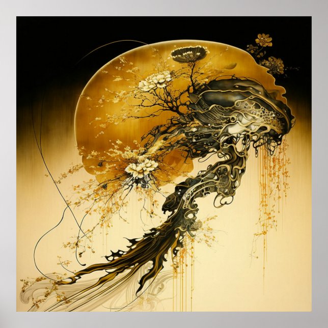 Póster Escapos de Bonsai Dorado (Frente)