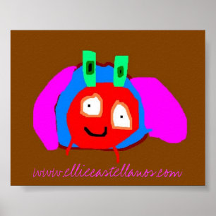 Póster escarabajo, www.elliecastellanos.com