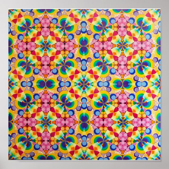 Póster Escarcha cuántica grande (Frente)