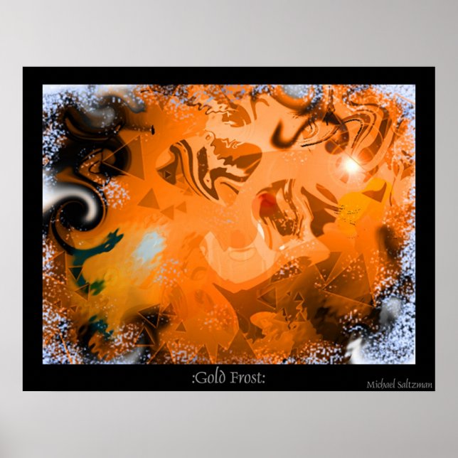 Póster Escarcha de oro (Frente)