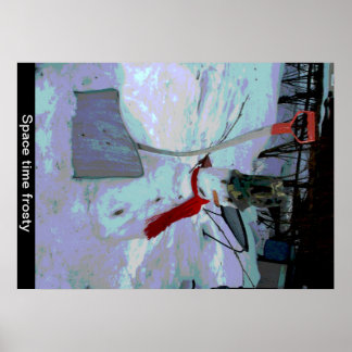 Póster Escarcha espacial