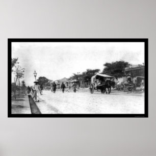 Póster Escena 1911 de la calle de Pekín, China