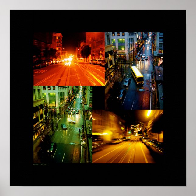 Póster Escena callejera (Frente)