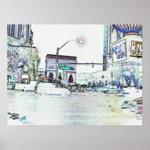 Póster Escena callejera 01