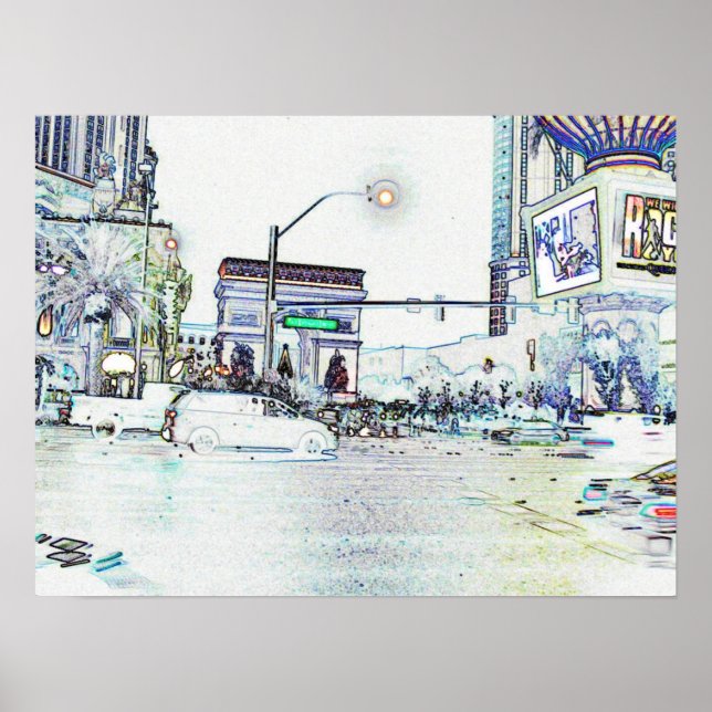 Póster Escena callejera 01 (Frente)