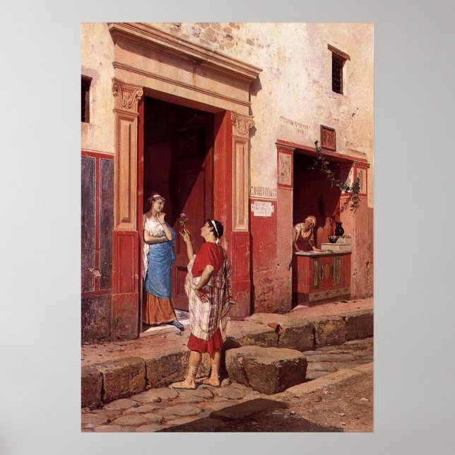PÓSTER ESCENA CALLEJERA DE POMPEII (Frente)