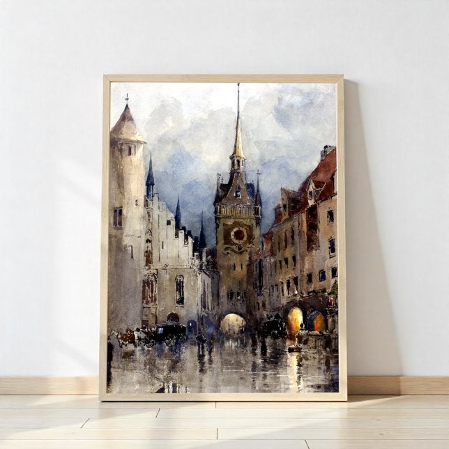 Póster Escena callejera en Munich, Ross Turner (Subido por el creador)