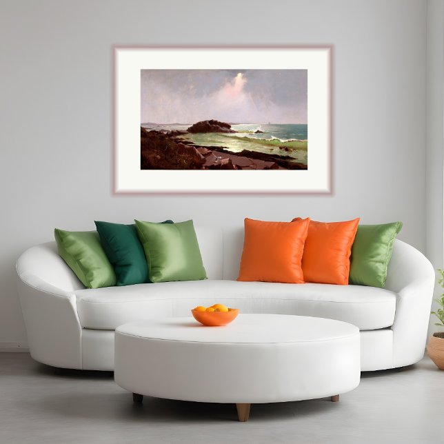 Póster Escena costera - Escuela Americana (siglo XIX) (Subido por el creador)