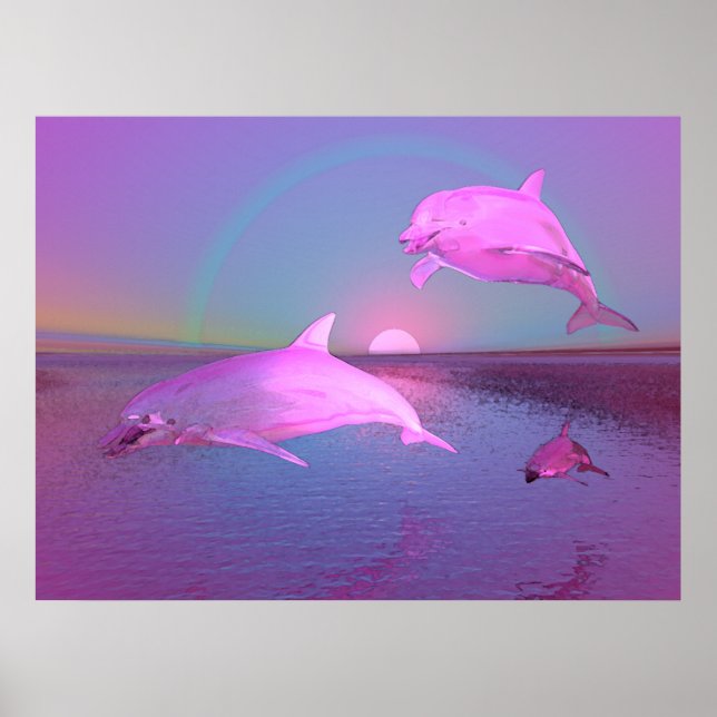 Póster Escena de agua de fantasía en agua 3D (Frente)