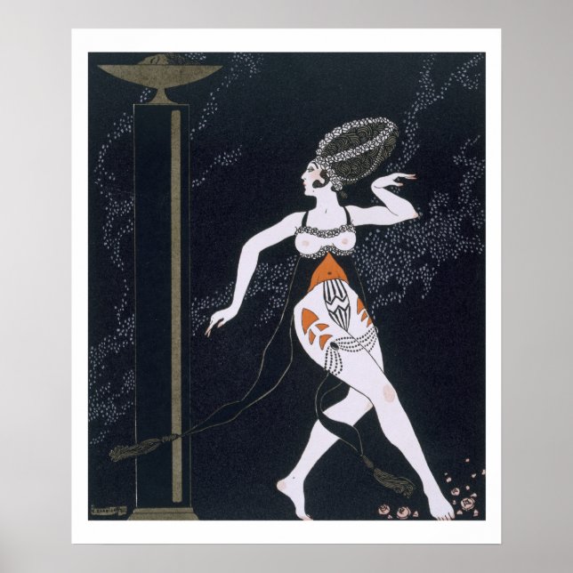 Póster Escena de ballet con Tamara Karsavina (1885-1978)  (Frente)