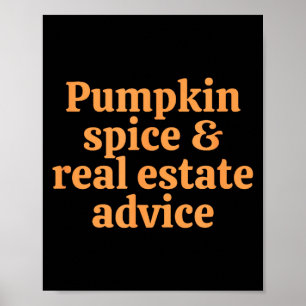 Póster Escena de Calabaza y Consejos de Bienes Raíces