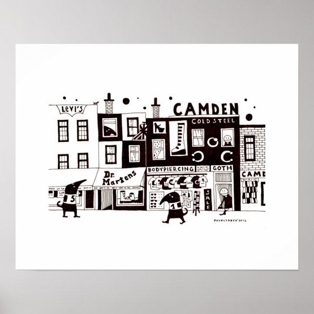 Póster Escena de Camden (Frente)