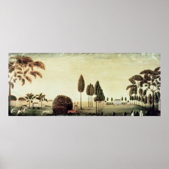 Póster Escena de caza (Frente)