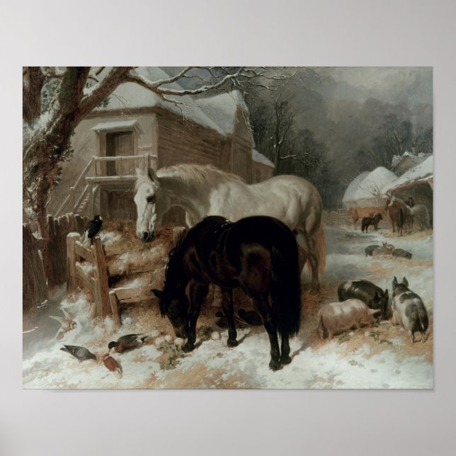 Póster Escena de corral (Frente)