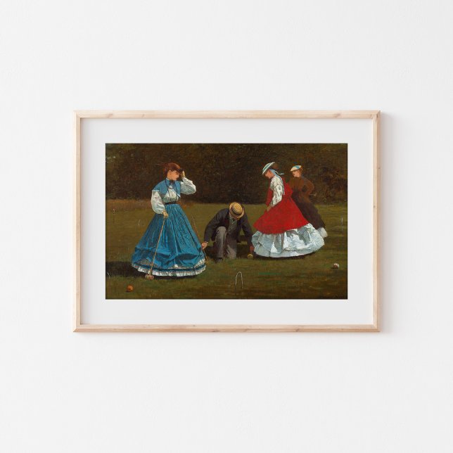 Póster Escena de croquet | Winslow Homer (Subido por el creador)