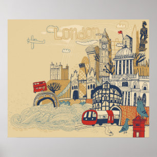 Póster Escena de Doodle en Londres