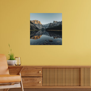 Póster Escena de espejo alpino - Tranquilo Poster paisaji