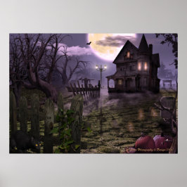 Póster Escena de Halloween Poster de 28" x 20"