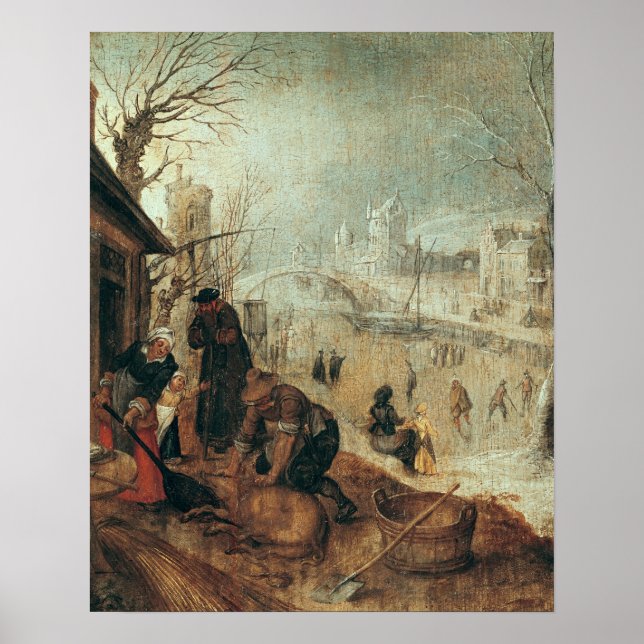 Póster Escena de invierno (Frente)