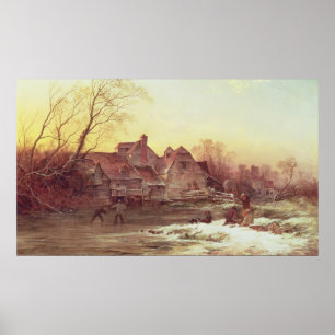 Póster Escena de invierno 2