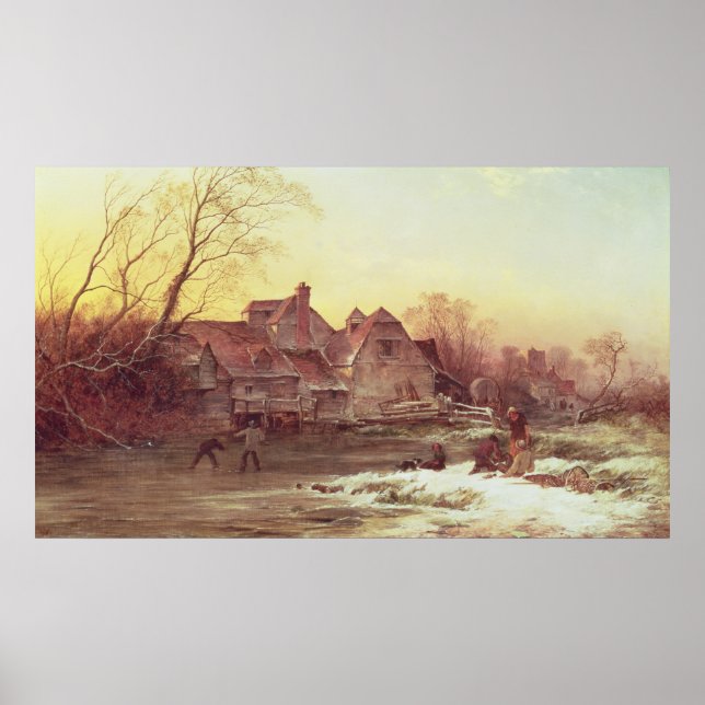 Póster Escena de invierno 2 (Frente)