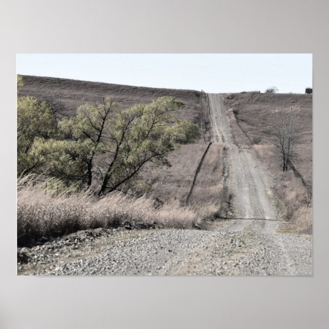 Póster Escena de invierno de Flint Hills (Frente)