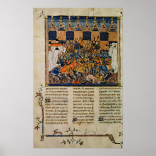 Póster Escena de la batalla, de la biografía de Godefroi