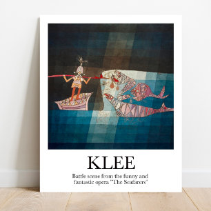 Póster Escena de la batalla por Paul Klee