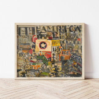 Póster Escena de la calle de Nueva York | Joaquín Torres-