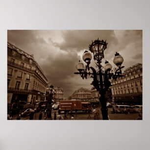 Póster Escena de la calle de París (I)