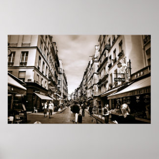 Póster Escena de la calle de París (III)