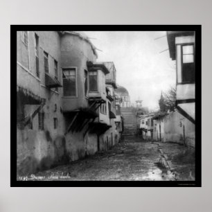 Póster Escena de la calle en Damasco, Siria 1895