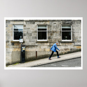 Póster Escena de la calle Glasgow