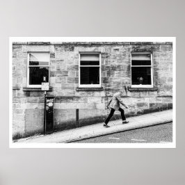 Póster Escena de la calle Glasgow