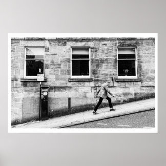 Póster Escena de la calle Glasgow