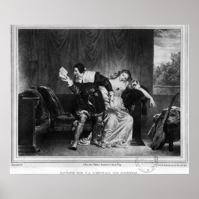 Póster Escena de la carta del primo (Frente)