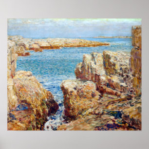 Póster Escena de la costa de Childe Hassam, Islas de Shoa