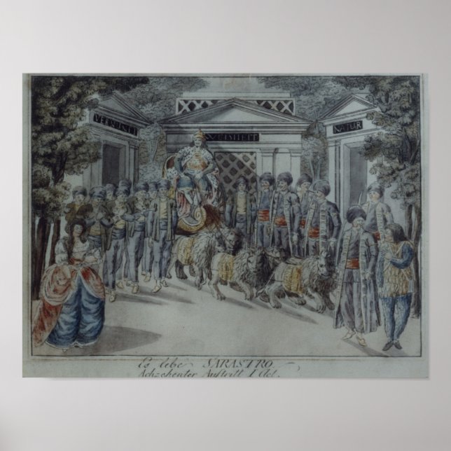 Póster Escena de 'La flauta mágica' (Frente)