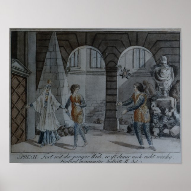 Póster Escena de 'La flauta mágica' (Frente)