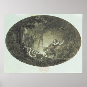 Póster Escena "de la flauta mágica" por Mozart