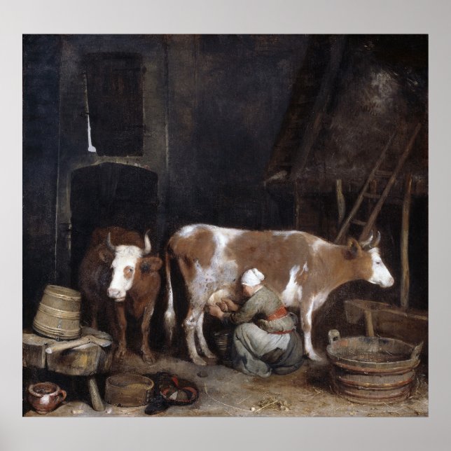 Póster Escena de la granja (Frente)