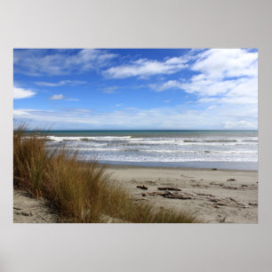 Póster Escena de la playa
