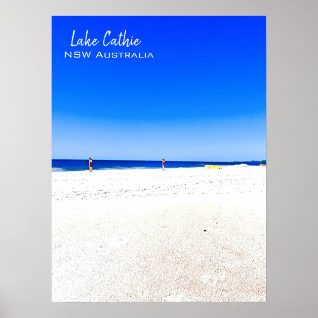 Póster Escena de la playa de Port Macquarie Australia (Frente)