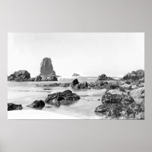 Póster Escena de la playa en la playa del cañón,