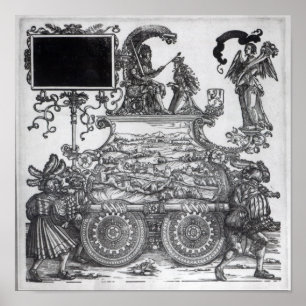 Póster Escena de la procesión triunfal de Maximilian