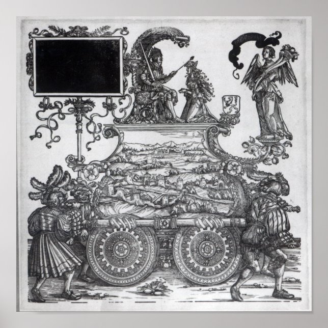 Póster Escena de la procesión triunfal de Maximilian (Frente)